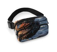 Sac banane pour homme et femme, sac banane Bird by Stone pour voyage, course à pied, randonnée, oiseau par pierre, 20 x 13 cm, sac banane, oiseau par pierre, 20 x 13 cm, sac banane, Bird By Stone,