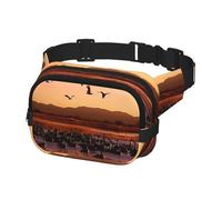 Sac banane pour homme et femme, sac banane Bosque del Apache avec sangle réglable