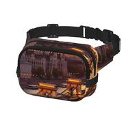 Sac banane pour homme et femme - Sac banane Budapest avec sangle réglable - Coucher de soleil