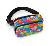 Sac banane pour homme et femme, sac banane Candy Blast avec sangle réglable, cadeau de remise de diplôme