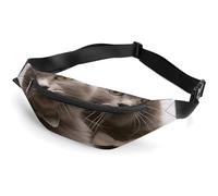 Sac banane pour homme et femme - Sac banane de sport amusant avec imprimé chat - Pour voyage, course à pied, randonnée, marche, entraînement, chats amusants, 36 x 15 cm, Funny Cats, 36*15cm