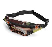 Sac banane pour homme et femme - Sac banane de sport avec imprimé tracteur agricole - Pour voyage, course à pied, randonnée, marche, entraînement, tracteur agricole, 36 x 15 cm, Company Tracteur de