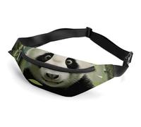 Sac banane pour homme et femme - Sac banane de sport pour voyage, course à pied, randonnée, marche, entraînement, bébé panda curieux, 36 x 15 cm, Curious Baby Panda, 36*15cm