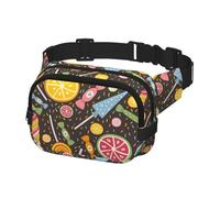 Sac banane pour homme et femme, sac banane de sport, sac banane pour voyage, randonnée, course à pied, différents bonbons