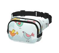 Sac banane pour homme et femme, sac banane de sport, sac banane pour voyage, randonnée, course à pied, motif griffonnage coloré