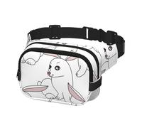 Sac banane pour homme et femme, sac banane de sport, sac banane pour voyage, randonnée, course à pied, répétition de lièvre enfantin