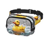 Sac banane pour homme et femme - Sac banane en forme de canard à bulles avec sangle réglable