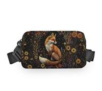 Sac banane pour homme et femme - Sac banane étanche avec sangles réglables - Pour téléphone, portefeuille, cadeaux pour voyage, sport, entraînement, marron, Small, Sac banane