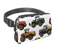 Sac banane pour homme et femme - Sac banane fin pour la marche, le jogging, la randonnée, les voyages, l'entraînement - Machines de tracteur agricole, multicolore, 1.5x9.0x5.9in/4x23x15cm, Sacs banane