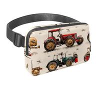Sac banane pour homme et femme - Sac banane fin pour la marche, le jogging, la randonnée, les voyages, l'entraînement - Machines agricoles, multicolore, 1.5x9.0x5.9in/4x23x15cm, Sacs banane