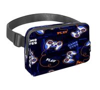 Sac banane pour homme et femme - Sac banane fin pour la marche, le jogging, la randonnée, les voyages, l'entraînement - Joystick, multicolore, 1.5x9.0x5.9in/4x23x15cm, Sacs banane