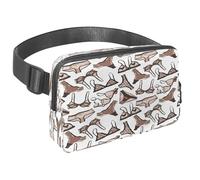 Sac banane pour homme et femme - Sac banane fin pour la marche, le jogging, la randonnée, les voyages, l'entraînement - Motif culotte et soutien-gorge, multicolore, 1.5x9.0x5.9in/4x23x15cm, Sacs