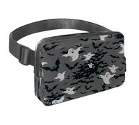 Sac banane pour homme et femme - Sac banane fin pour la marche, le jogging, la randonnée, les voyages, l'entraînement - Chauve-souris et fantômes d'Halloween, multicolore, 1.5x9.0x5.9in/4x23x15cm,