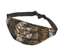 Sac banane pour homme et femme - Sac banane imperméable - Camouflage - Cerf - Pour la course à pied, le voyage et le sport, Camouflage Cerf, Taille unique