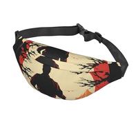 Sac banane pour homme et femme - Sac banane imperméable - Joli ananas - Pour la course à pied, le voyage et le sport, Karaté pour homme, Taille unique