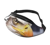 Sac banane pour homme et femme - Sac banane imperméable - Pour le sport et l'extérieur - Aigle chauve