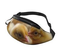 Sac banane pour homme et femme, sac banane Little Chickens avec sangle réglable, noir, taille unique, Noir , Taille unique