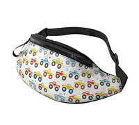 Sac banane pour homme et femme, sac banane Monster Trucks de dessin animé pour homme et femme