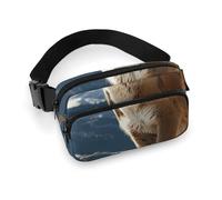 Sac banane pour homme et femme - Sac banane Panther Mountain Lion pour voyage, course à pied, randonnée, lion de montagne panthère, 20 x 13 cm, Panther Mountain Lion, 20x13cm, Sac banane