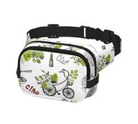 Sac banane pour homme et femme, sac banane pour randonnée, course à pied, vélo, gym, sports de plein air, voyage, monuments célèbres en Italie