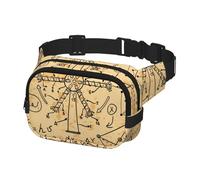 Sac banane pour homme et femme, sac banane pour randonnée, course à pied, vélo, gym, sports de plein air, voyage, mathématiques linéaires