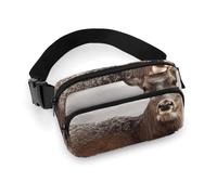 Sac banane pour homme et femme - Sac banane pour voyage, course à pied, randonnée, animaux sauvages, cerf - 20 x 13 cm, Animaux sauvages Cerf, 20x13cm, Sac banane