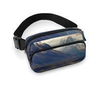 Sac banane pour homme et femme - Sac banane pour voyage, course à pied, randonnée, paysage du parc national de cuisine - 20 x 13 cm, Paysage du parc national Cook, 20x13cm, Sac banane