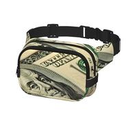 Sac banane pour homme et femme, sac banane pour voyage, course à pied, sac banane, vintage, symbole cent argent, multicolore, Taille unique, Ceinture porte-monnaie
