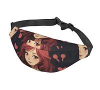 Sac banane pour homme et femme - Sac banane réglable pour fille qui aime les chats - Sac à bandoulière pour voyage, noir, taille unique, Noir , Taille unique