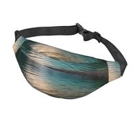 Sac banane pour homme et femme - Sac banane réglable - Sac banane doré, Glacier National Park, Taille unique