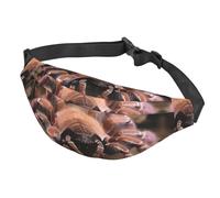 Sac banane pour homme et femme - Sac banane réglable - Sac banane Las Vegas Sunset, Grande tarentule mexicaine, Taille unique