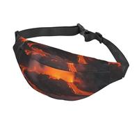 Sac banane pour homme et femme - Sac banane réglable - Sac banane Las Vegas Sunset, Kilauea Volcano, Taille unique
