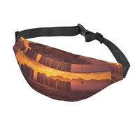 Sac banane pour homme et femme - Sac banane réglable - Sac banane Las Vegas Sunset, Las Vegas Sunset, Taille unique