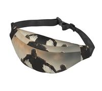 Sac banane pour homme et femme - Sac banane réglable - Sac banane Mauna Kea Summit Sunset, De nombreux zombies, Taille unique