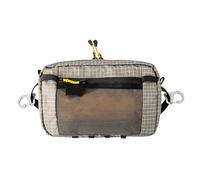 Sac banane pour homme et femme - Sac de ceinture de sport simple - Poches de rangement pour téléphone portable - Pour homme et femme, Couleur grise., Single bag