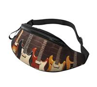 Sac banane pour homme et femme - Taille réglable - Collection guitare - Sacs à bandoulière partout - Sac banane