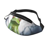 Sac banane pour homme et femme - Taille réglable - Motif grenouille de yoga amusant