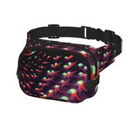 Sac banane pour homme et femme - Taille unique - Réglable - Pour science-fiction - Noir, Noir , Taille unique
