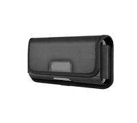 Sac Banane pour Homme Étui de Transport Multifonction for téléphone Portable avec Clip Ceinture, Sac Banane, Pochette en Nylon for 4,7 à 6,8 Pouces(Horizontal XL)