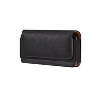 Sac Banane pour Homme Étui for téléphone Portable avec Clip Ceinture, Portefeuille, Housse en Cuir, étui, Sac Banane(Black,6.2-6.5 inch)