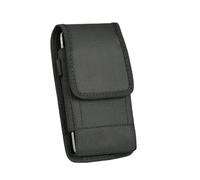Sac Banane pour Homme Étui for téléphone Portable en Nylon Noir Vertical avec Clip de Ceinture, Pochette for, d'extérieur Anti-Perte, étui Portefeuille(for 5.7-6.3 inch)
