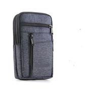 Sac Banane pour Homme Pochette étanche for téléphone Portable for Homme, Simple, Double Couche, avec Ceinture, Sac Banane léger for, Rangement extérieur for(Dark Blue-Double)