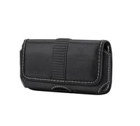 Sac Banane pour Homme Pochette Universelle for téléphone Portable, Sac Banane en Tissu Oxford avec Clip de Ceinture(6.5 inch)