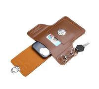 Sac Banane pour Homme Sac Banane en Cuir Vintage avec Boucle for téléphone Portable, étui for Homme, Pochette for, Portefeuille, for(Standard-Khaki)