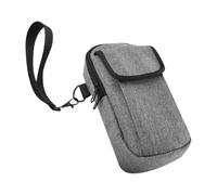 Sac banane pour homme - Sac banane pour homme et femme - Sac banane pour femme avec support de ceinture, sac banane utilisable partout, sac banane de randonnée pour câble de charge, taille S, gris