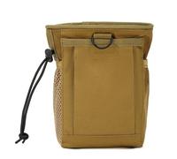 Sac banane pour homme - Sac de ceinture à suspendre - Portable - Pour le sport, la randonnée, le camping, marron, 8x12x19cm