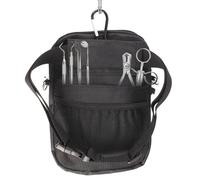 Sac banane pour infirmière - Sac de soins médicaux - Organisateur de ceinture - Rangement compact durable - Holster d'épaule professionnel - Kit de voyage pour les tours d'hôpital, Noir , Voir