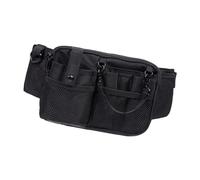 Sac banane pour infirmière - Tablier - Sac banane utilitaire - Bleu foncé - 15,5 x 23 cm, Noir, 15,5 x 23 cm, 15.5x23cm, comme description