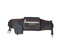 Sac banane pour outils d'électricien fabriqué à partir de tissu Oxford 1680D avec ceinture réglable et de grandes poches de rangement pour organiser les outils lourds pendant les travaux de