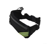 Sac banane pour sports de plein air, sac banane avec bouilloire, ceinture d'hydratation, sac banane de course à pied, sac banane de sport, sac de fitness + bouteille d'eau ensemble (noir)